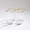 s_4_hemmered_water_glasses_clear_w_gold_rim