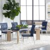 Lane Dining Chair - French Navy Synthetic_parnian_furniture