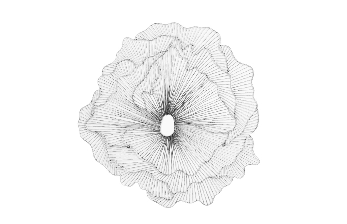 poppy-flower-large-silver-wall-art_parnian_furniture