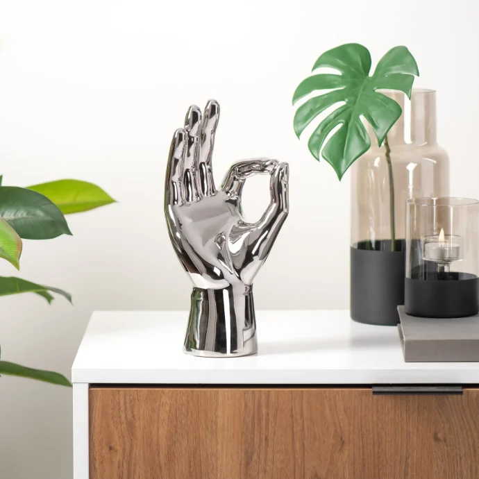 gesture_hand_silver_ceramic_decor_sculpture_leila_parnian_art_parnian_furniture