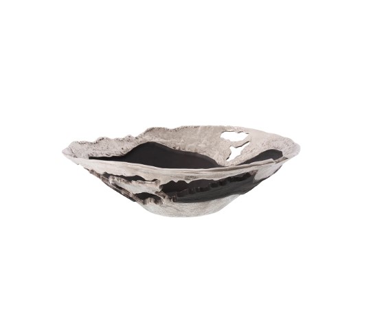 contemporary-nickel-and-black-bowl-large_parnian_furniture